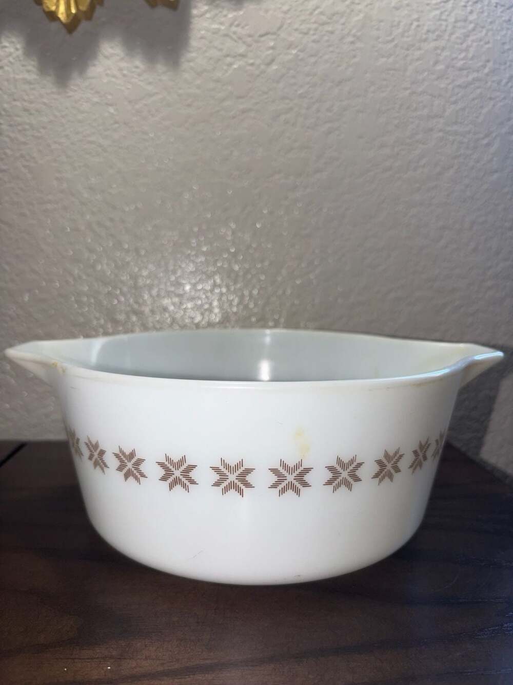 Vintage Pyrex Town & Country 1 Qt Casserole Dish #473